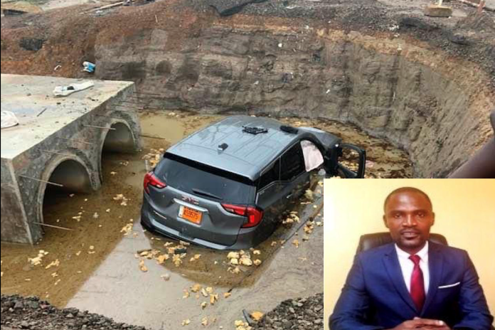 MONROVIA – Three people are undergoing treatment after the vehicle belonging to Deputy Transport Minister J. Darious Kollie plunged into a deep ditch along the perilous RIA Highway. The trio was en route to pick up Min. Kollie from the airport, FrontPageAfrica gathered. The Robertsfield Highway has been under reconstruction since 2020 with too little progress made far. The route was often described as being dangerous to travelers. Its state, however, became worse when the reconstruction began. Mr. Adolphus McCrity, a seasoned engineer and architect attributed poor construction works ongoing at the RIA highway to the lack of proper planning and feasibility studies. “This is a lack of coordination, proper planning and failure to do due diligence or feasibility studies before embarking on such a huge project. This is just being inconsiderate to the impact that this project will have on the environment and on the lives of people who live, work or travel on that particular highway. This is like giving somebody a job to do and the person goes about doing the job without even doing proper planning,” he told FrontPageAfrica in an exclusive interview. Mr. Mccritty observed that the ongoing installation of culvert system did not take into consideration nature, especially the rainy season of Liberia. He disclosed that efforts will be wasted and the road would elapsed as a result of the current situation. “These people are bothering nature and they will not win unless they work with Mother Nature. They knew the rain was going to come. Those culverts you see off the road and some are stopping one side of the road- in front of those culverts, you see a pot of water there-eventually what’s going to happen is that, that water is going to shift over to the other side creating a soft spot in the road and the road is going to corrode and wash away and you have no way to travel back and forth the RIA route”. “Any culvert-whether it is a box or ICP culvert, you have to have an inner gauge out; it’s like when you are trying to take gasoline from a container into your gas tank, why do you think you put the container with the gas at a higher elevation than where your gas tank is? It’s because, you want the gas to flow freely into your tank. But if you take a container and place it on the same level with your gas tank, it’s not going to work. That’s exactly what they are trying to do over there. They are putting culverts on the same level as the nature flow of water in that particular area. That’s the reason why you see the water is swallowing up the culverts.” Mr. Mccritty emphasized that the current project will not be of benefit to Liberians and others if the substandard works that are being done remain. He said it will be a total waste of taxpayers’ monies if corrective measures are not taken at this early stage to correct the wrongs before the project progresses to another level. “This is complete waste of time, money and energy because, when you are doing a road widening project on a major road like the RIA, the first thing you do is that, you create a detour that is separate from where you are working. That makes the normal flow of traffic to not be impacted with the work that you’re doing”. The project, which is being implemented through a China-Liberia joint venture with East International Group and China Railways being the contractors, worth about US$95m. The framework calls for the project to be executed into three lots which include: 1) from Roberts International Airport to Junk River Bridge; 2) from Junk River Bridge to ELWA junction and; 3) the construction of the Junk River Bridge and the upgrading of the existing bridge. The civil works with the actual construction of the road project is valued at US$80 million; design and supervision cost valued at US$7 million; and the management and resettlement action plan valued at US$7.5 million,” Madam Kialain explained. “The length of the road is 45 km or 27.8 miles. The design of the road takes into consideration many factors, including population density, social activities, and the topography, which led the highway into different sections. The new road, when completed, will have a toll location, which is the Junk River Bridge.”