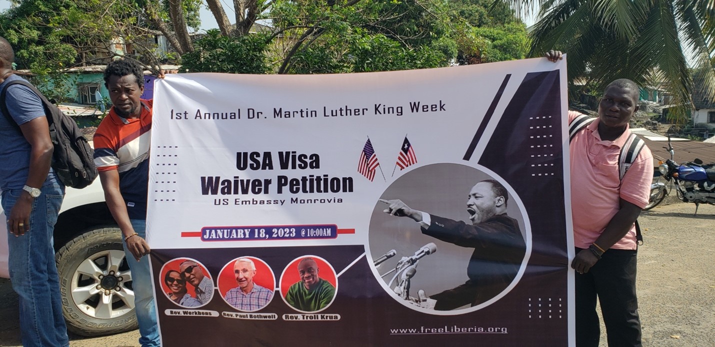 Liberians Petition US Embassy to Grant US Visa Waiver to All Liberians - Vimarsana News