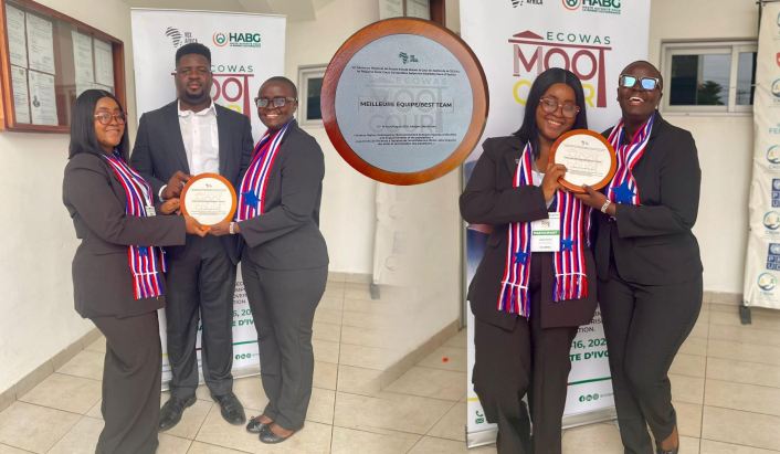 Liberia School of Law Wins First ECOWAS Moot Court Competition; Peace Khasu Named Second Best Advocate