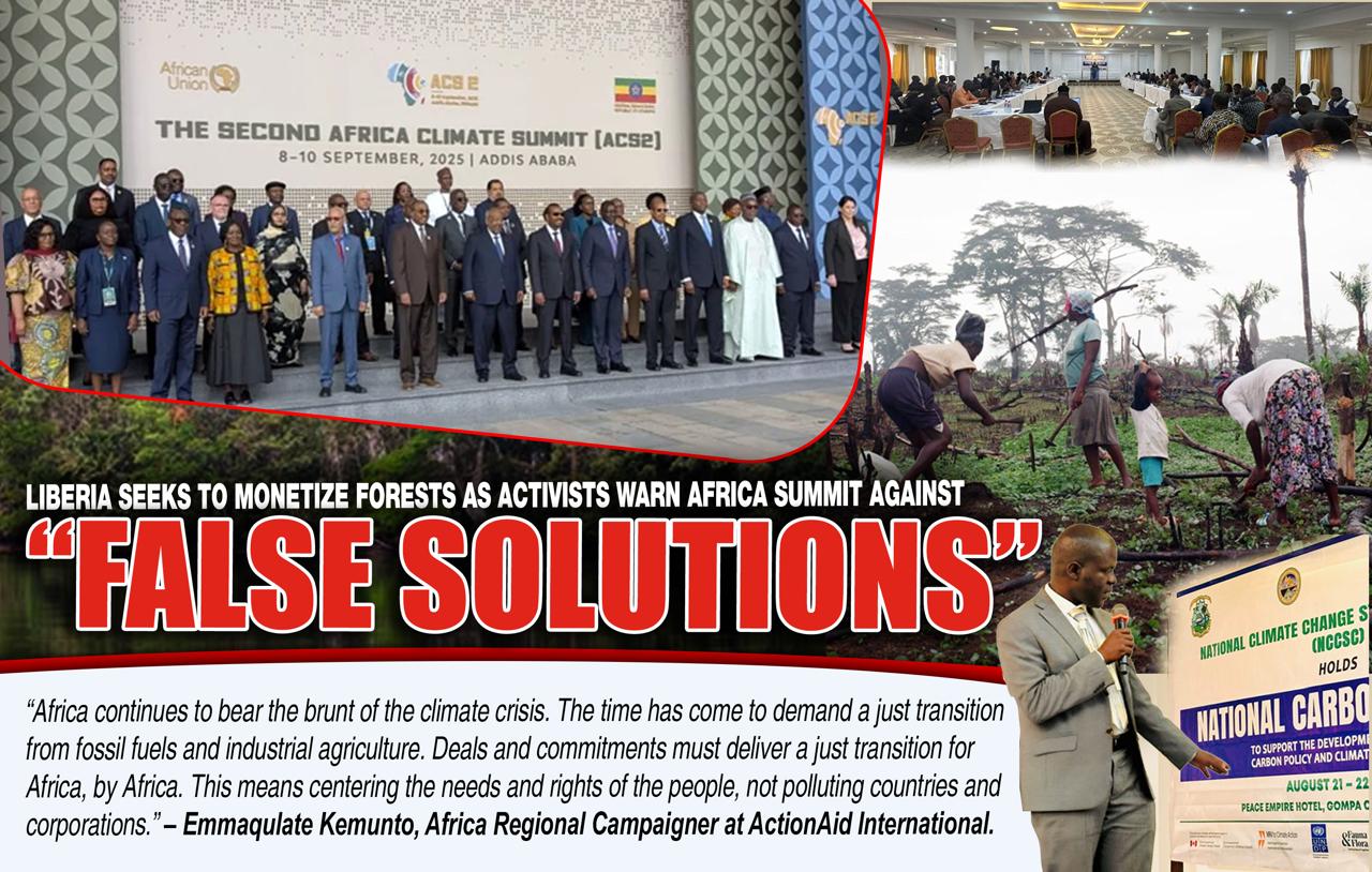 Liberia Seeks to Monetize Forests as Activists Warn Africa Summit Against “False Solution”