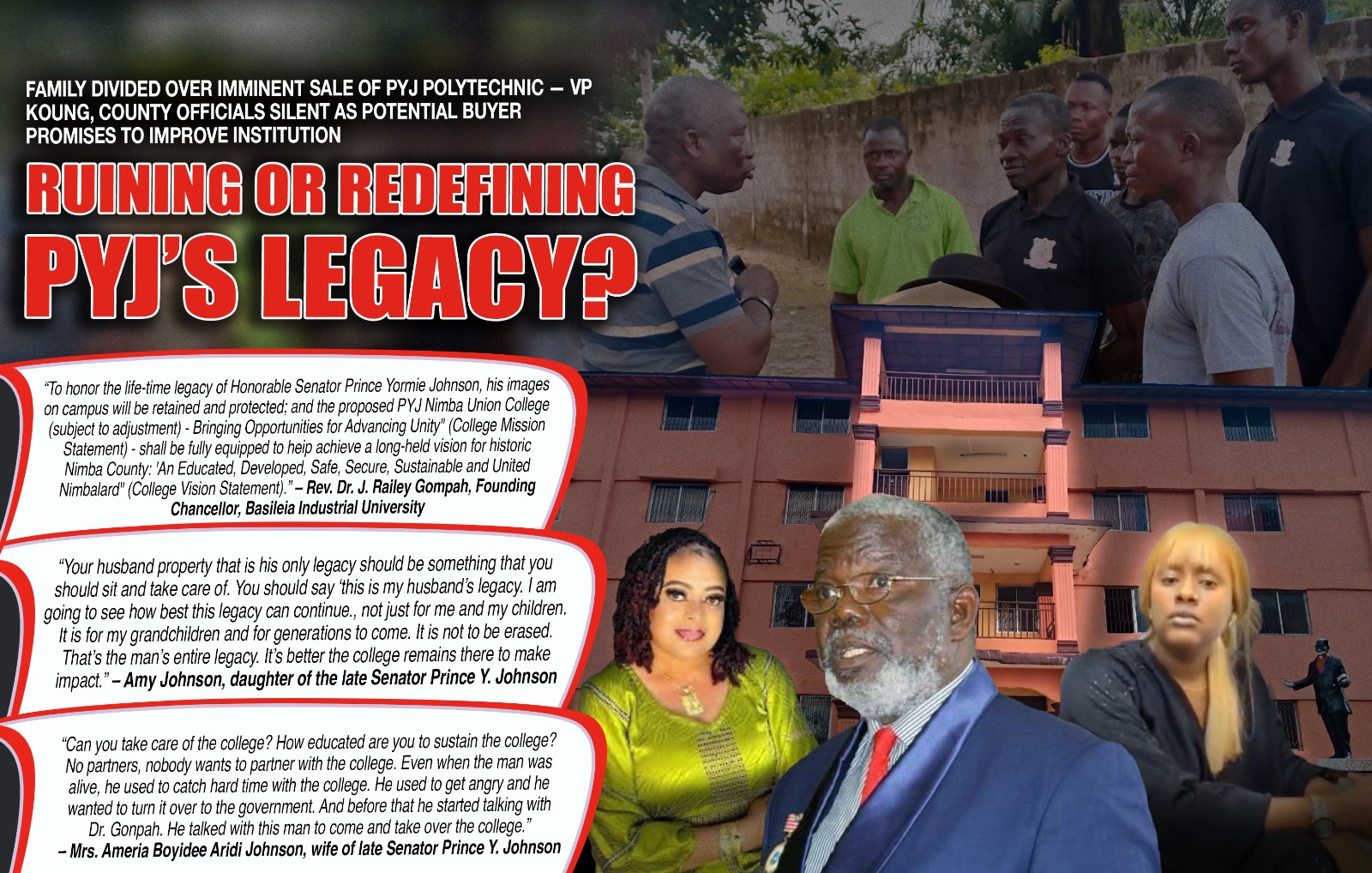Liberia: Family Divided Over Imminent Sale of PYJ Polytechnic — VP Koung, County Officials Silent as Potential Buyer Promises to Improve Institution 