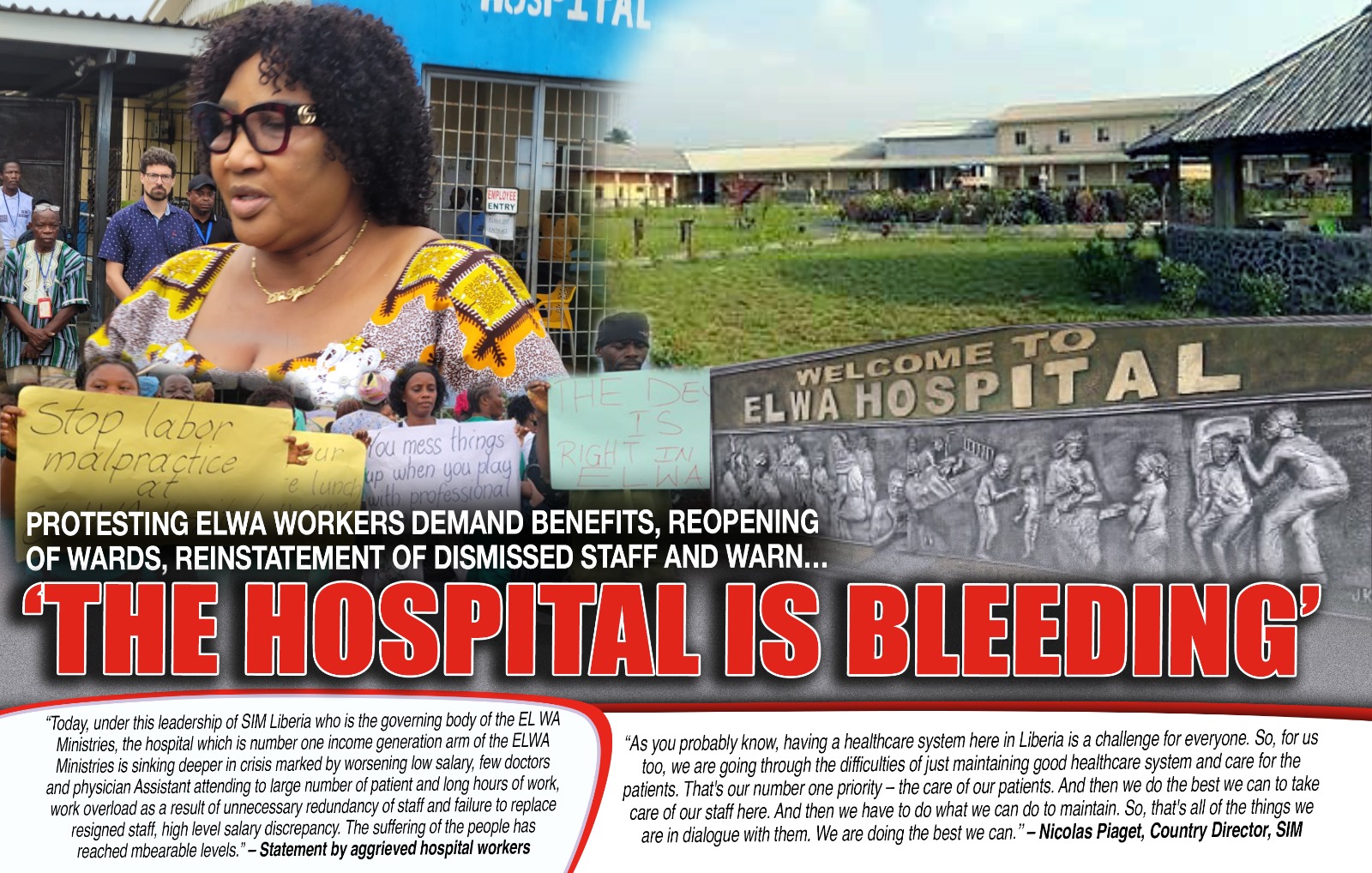 Liberia: Protesting ELWA Workers Demand Benefits, Reopening of Wards, and Reinstatement of Dismissed Staff 