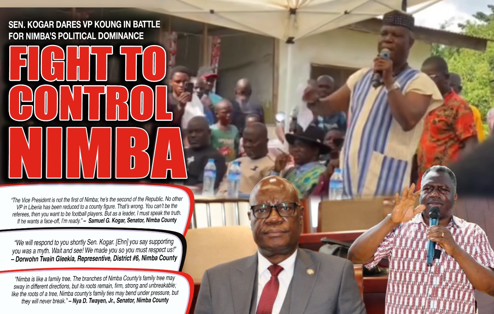 Liberia: Sen. Kogar Dares VP Koung in Battle for Nimba’s Political Dominance