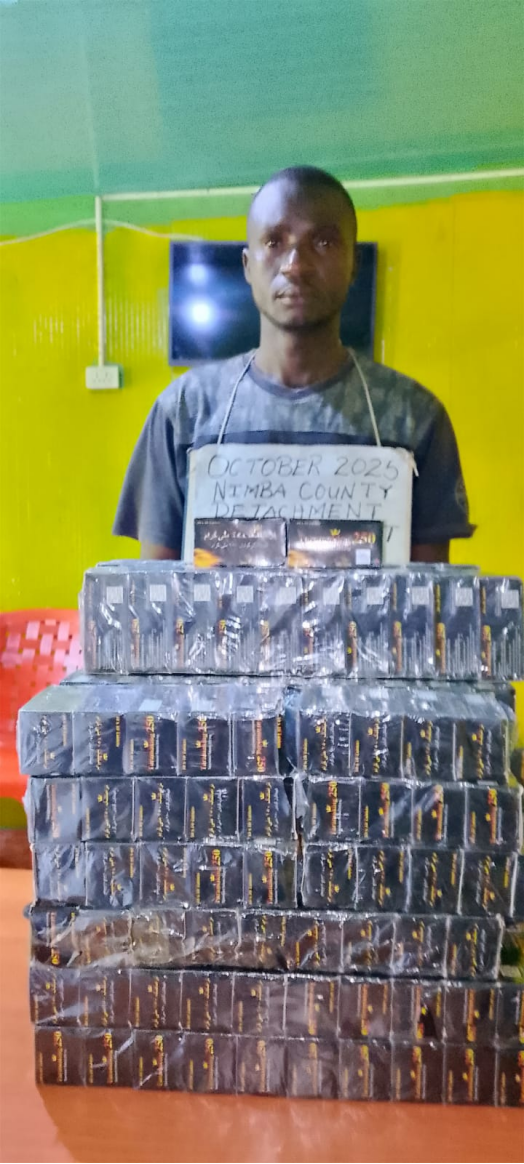 Guinean National Arrested with Over L$5M Worth of Tramadol in Nimba County