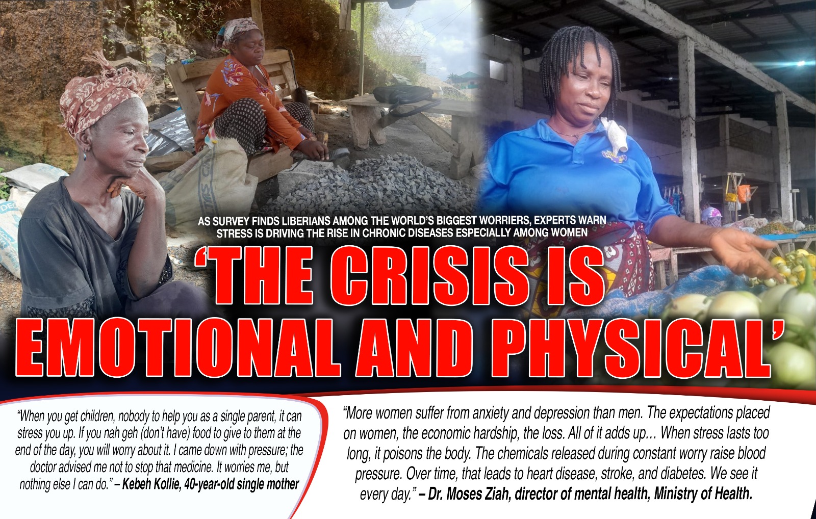 Liberia: As Survey Finds Liberians Among the World’s Biggest Worriers, Experts Warn Stress Is Driving the Rise in Chronic Diseases Especially Among Women