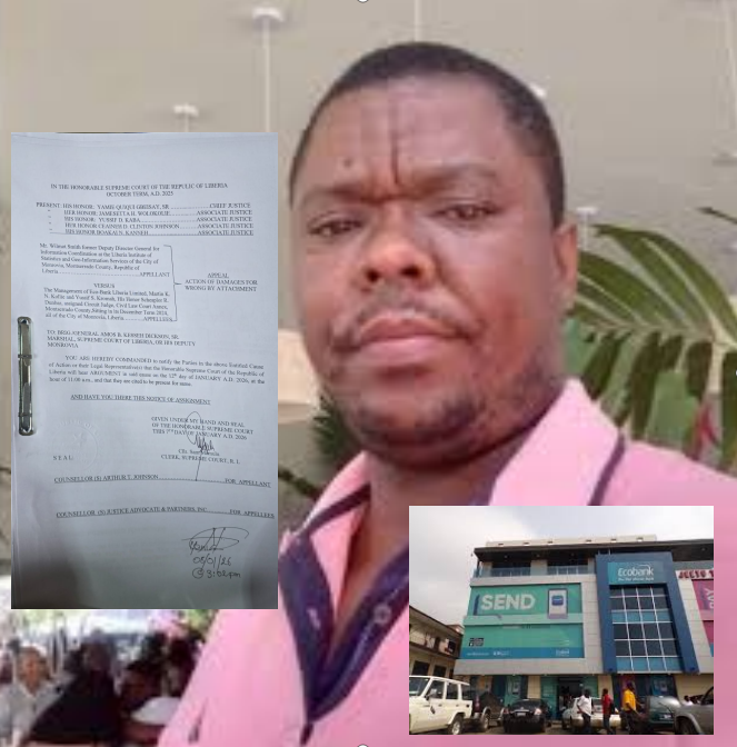 Liberia: Supreme Court To Hear Ex-LISGIS Deputy Boss’ Appeal In Action Of Damages For Wrong By Attachment Case Against Ecobank, Others Today