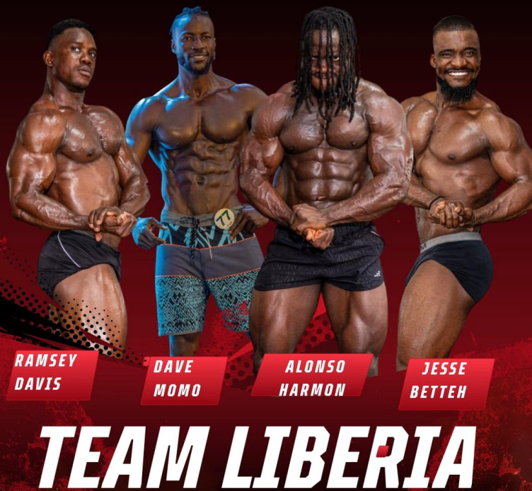 Liberia Makes History as National Bodybuilding Team Debuts at IFBB Mister Equinox Championship