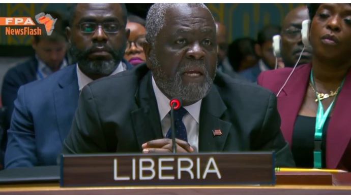 Liberia’s UN Representative Lewis Brown Delivers African Group’s Position at Emergency Security Council Session on Venezuela
