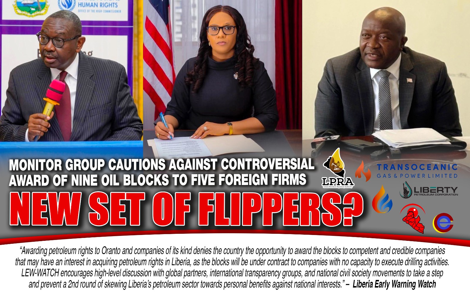 Liberia: Monitor Group Cautions Against Controversial Award of Nine Oil Blocks to Five Foreign Firms