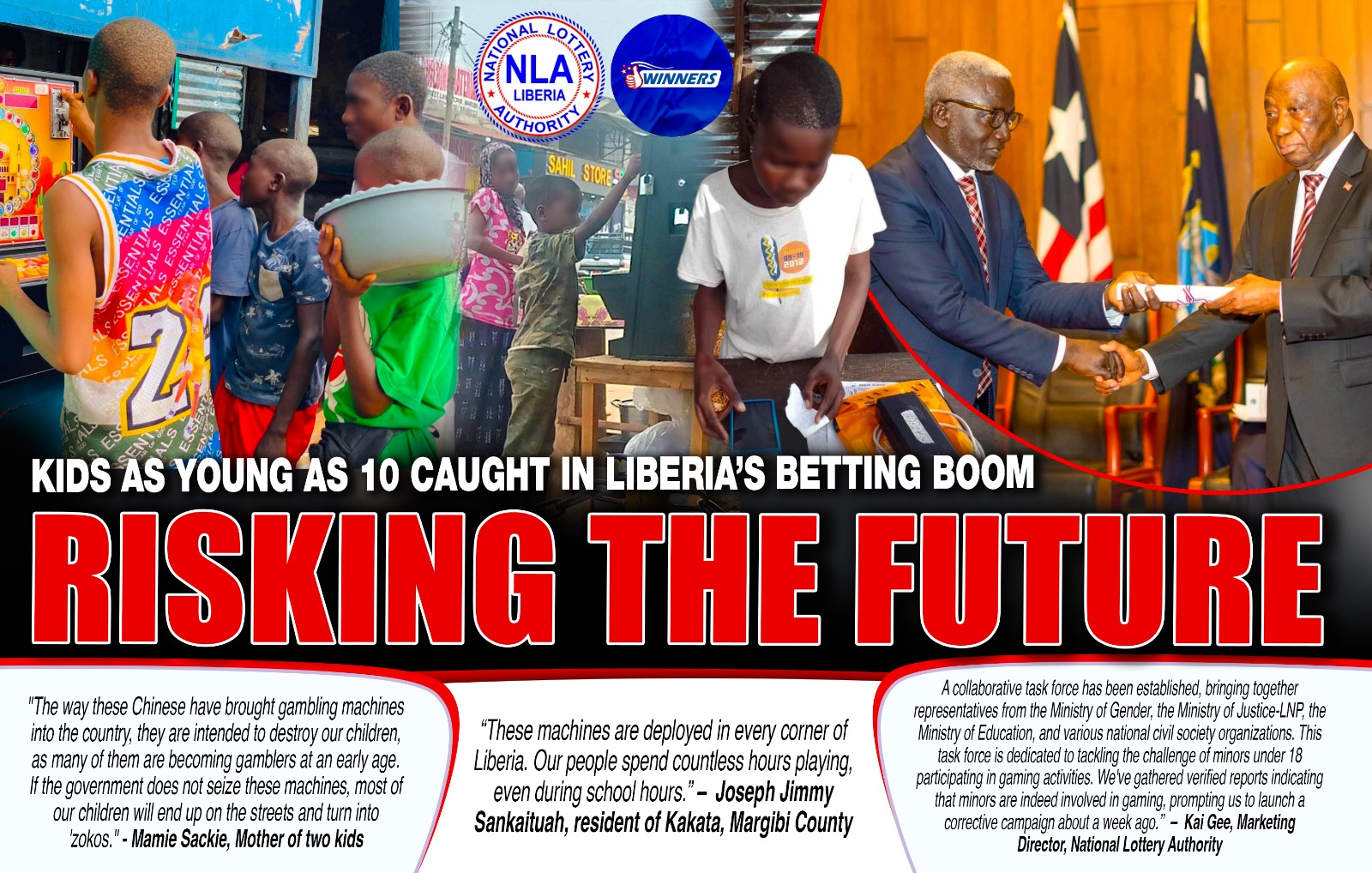 Kids as Young as 10 Caught in Liberia’s Betting Boom