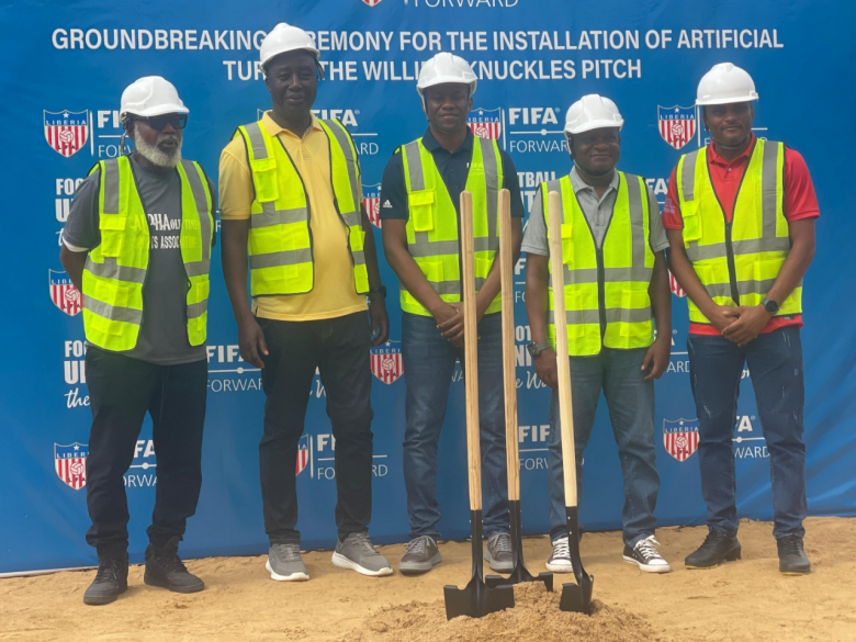 LFA Breaks Ground for US$484k Artificial Turf Project at Willie D. Knuckles Pitch