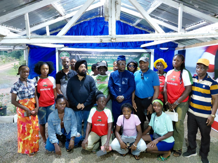 Jeety Rubber, SRC Deliver L$550k Windfall to Margibi County Kickball Queens