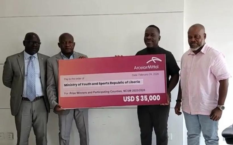 ArcelorMittal Liberia Distributes $35k in Prizes to 15 Counties Following National Sports Meet