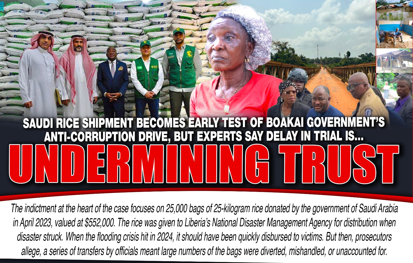 Liberia: Saudi Rice Shipment Becomes Early Test of Boakai Government’s Anti-Corruption Drive, But Experts Say Delay in Trial is Undermining Public Trust