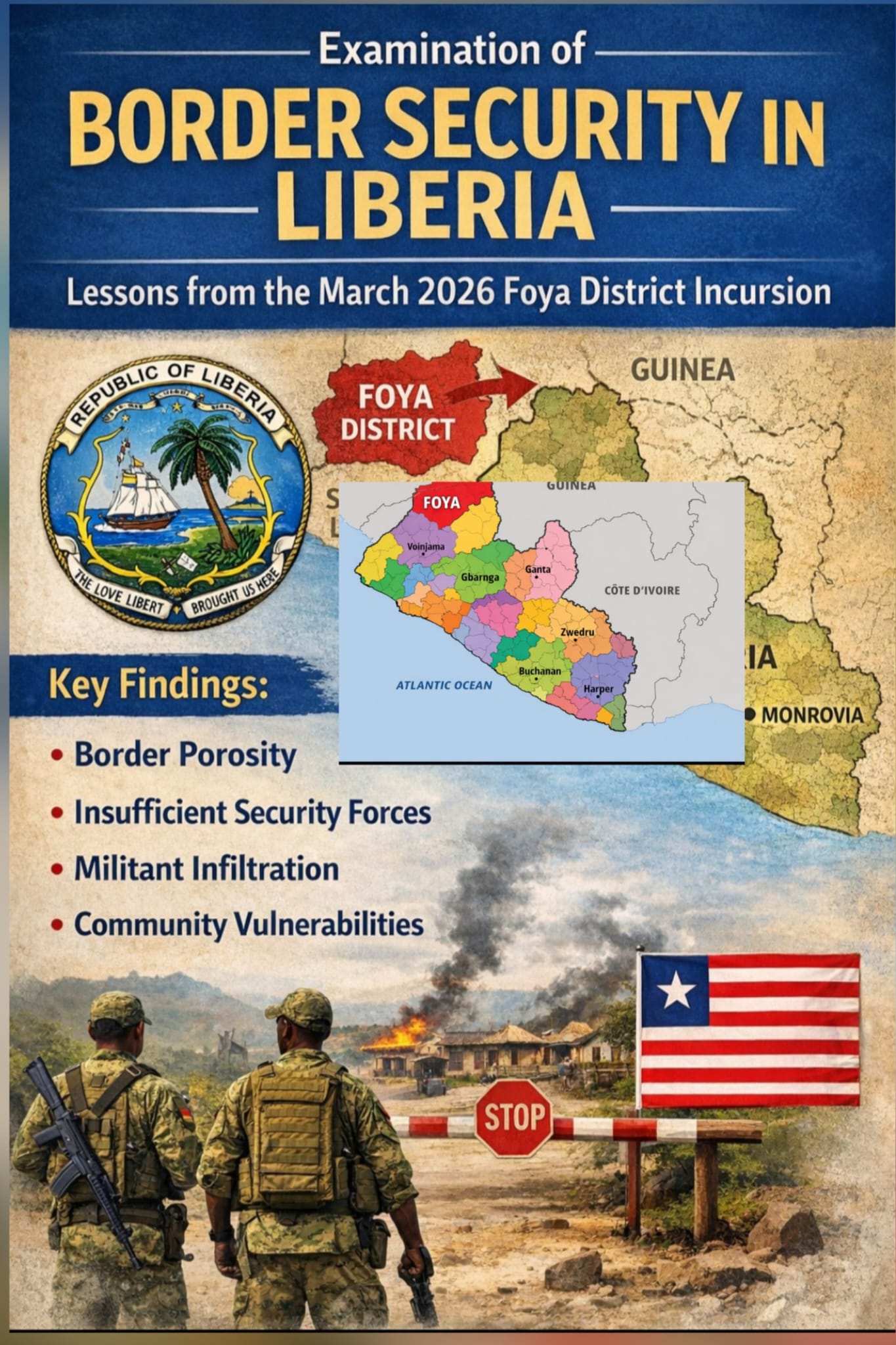 An Examination of Border Security in Liberia: Lessons from the March 2, 2026, Foya District “Wahala” Imbroglio