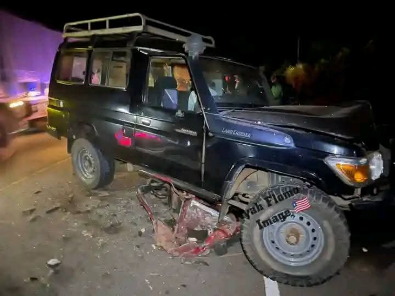 Liberia: Two Dead, Four Hospitalized in Critical Condition After VP Koung’s EPS Vehicle Crashes in Nimba