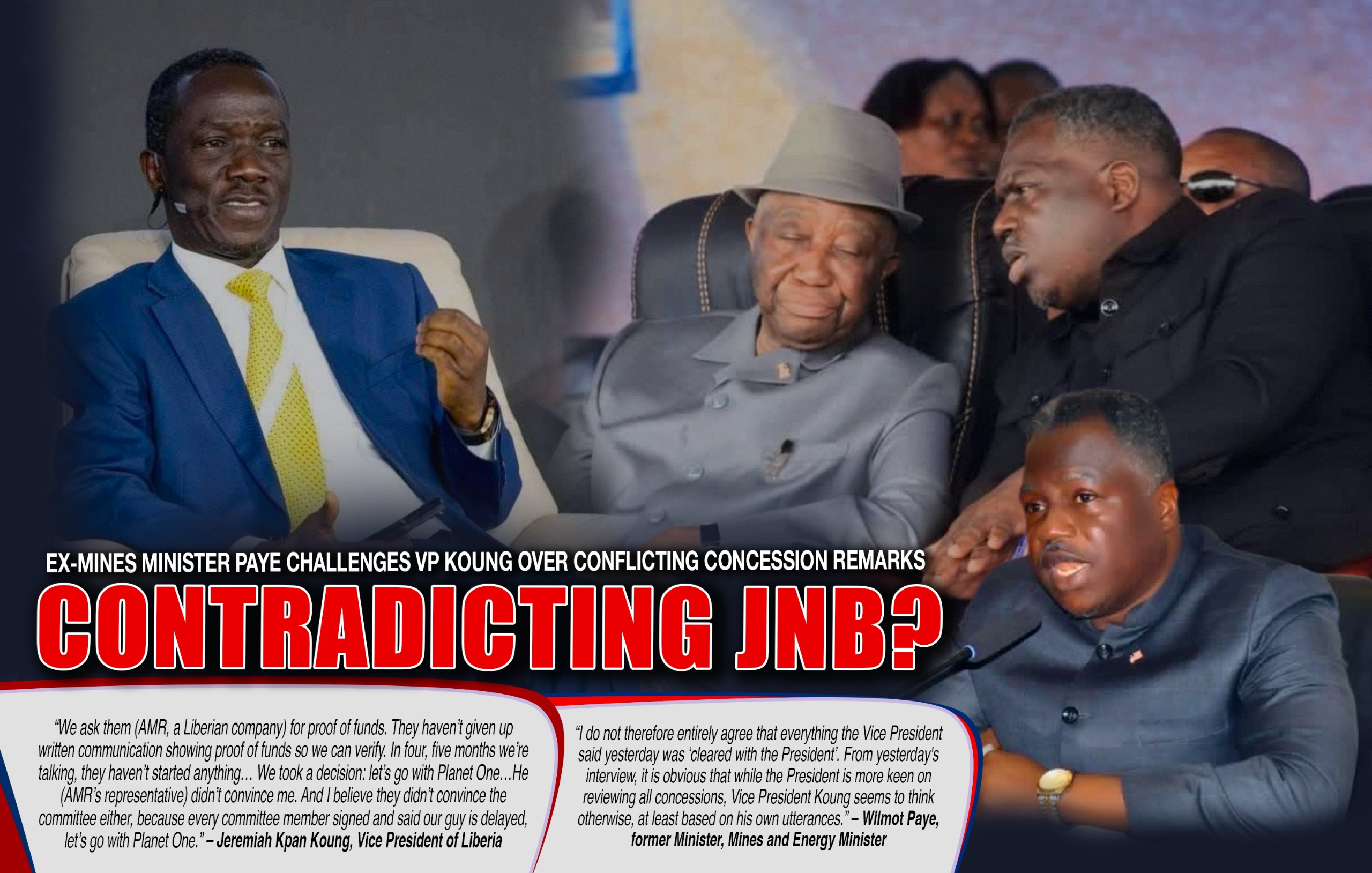 Liberia: Ex-Mines Minister Paye Challenges VP Koung Over Conflicting Concession Remarks