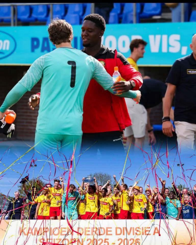 From Debut to Champion: Liberian Keeper Amos Wesseh Shines in the Netherlands