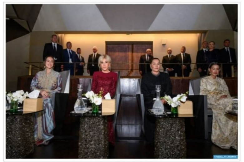 Liberia: TRH Princesses Lalla Khadija, Lalla Meryem, & Lalla Hasnaa, Joined by Brigitte Macron, Attend Opening Show of Rabat Royal Theater