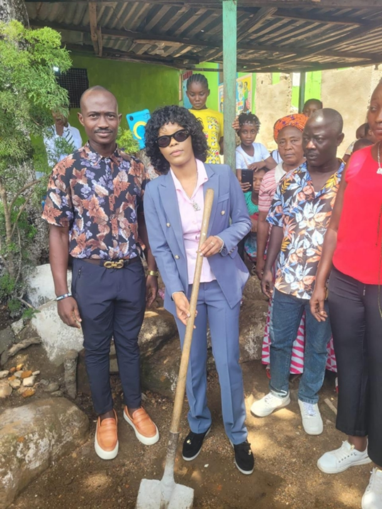 Liberia: Slipway Community Breaks Ground for Safe Water Project, Honors Ambassador Stephene Audrey Kpoto