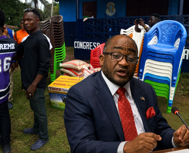 Liberia: Ambassador Kemayah, Larteh Identify with CDC Bong Chapter, Donate Generator, Rice, and Chairs