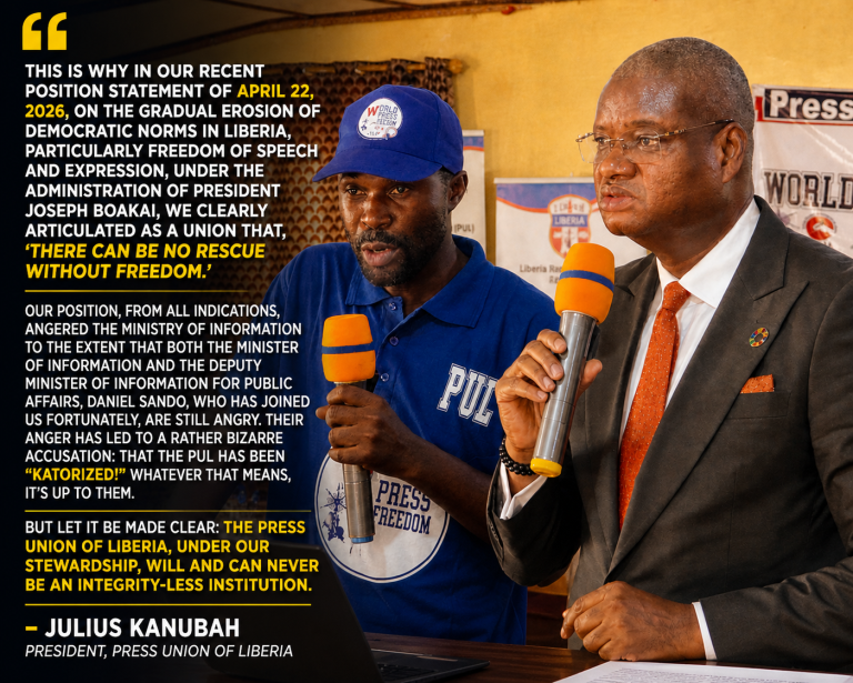 Liberia: PUL Sounds Alarm on Press Freedom Violations as Liberia Marks World Press Freedom Day in Kakata