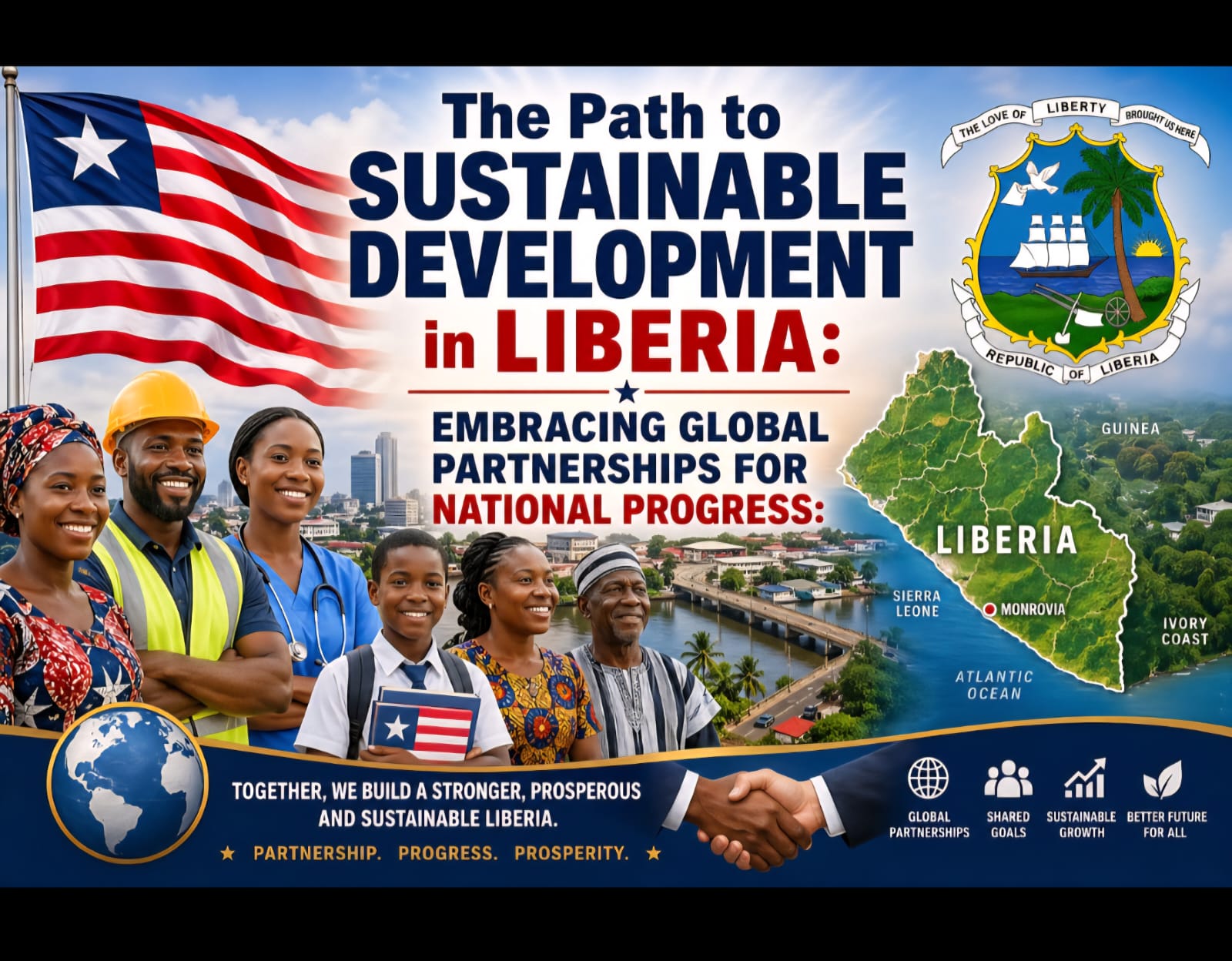 The Path to Sustainable Development in Liberia: Embracing Global Partnerships for National Progress: