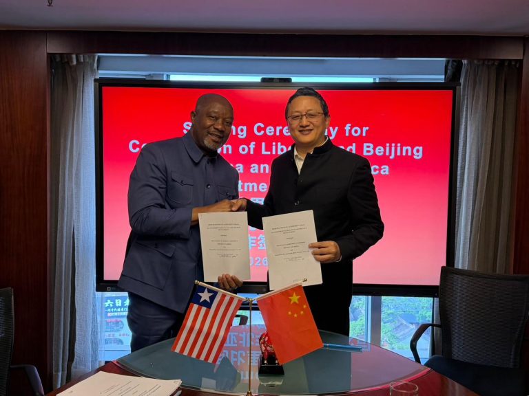 Liberia, Chinese Firm Sign Landmark $3 Billion Investment Agreement in Beijing