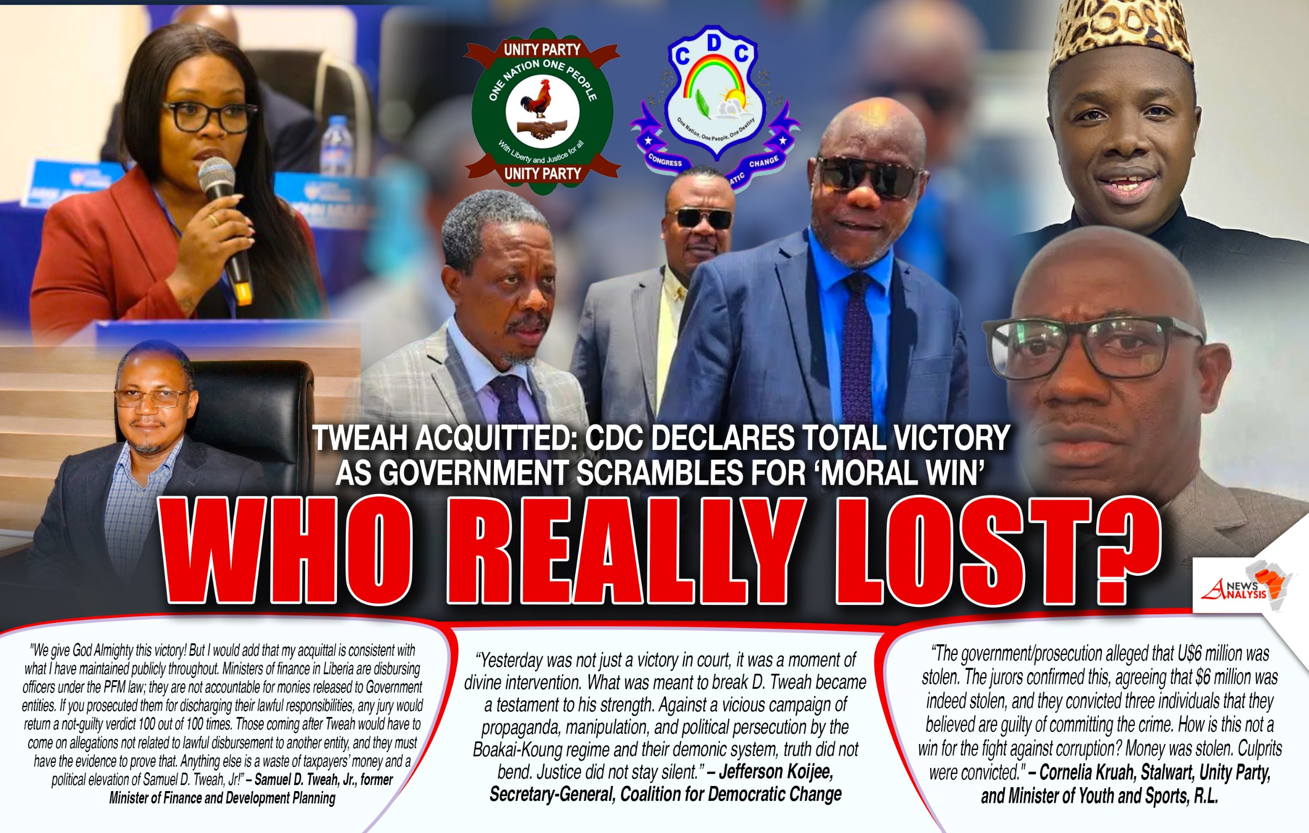 Liberia: CDC Declares Total Victory after Tweah’s Acquittal as Government Scrambles for ‘Moral Win’