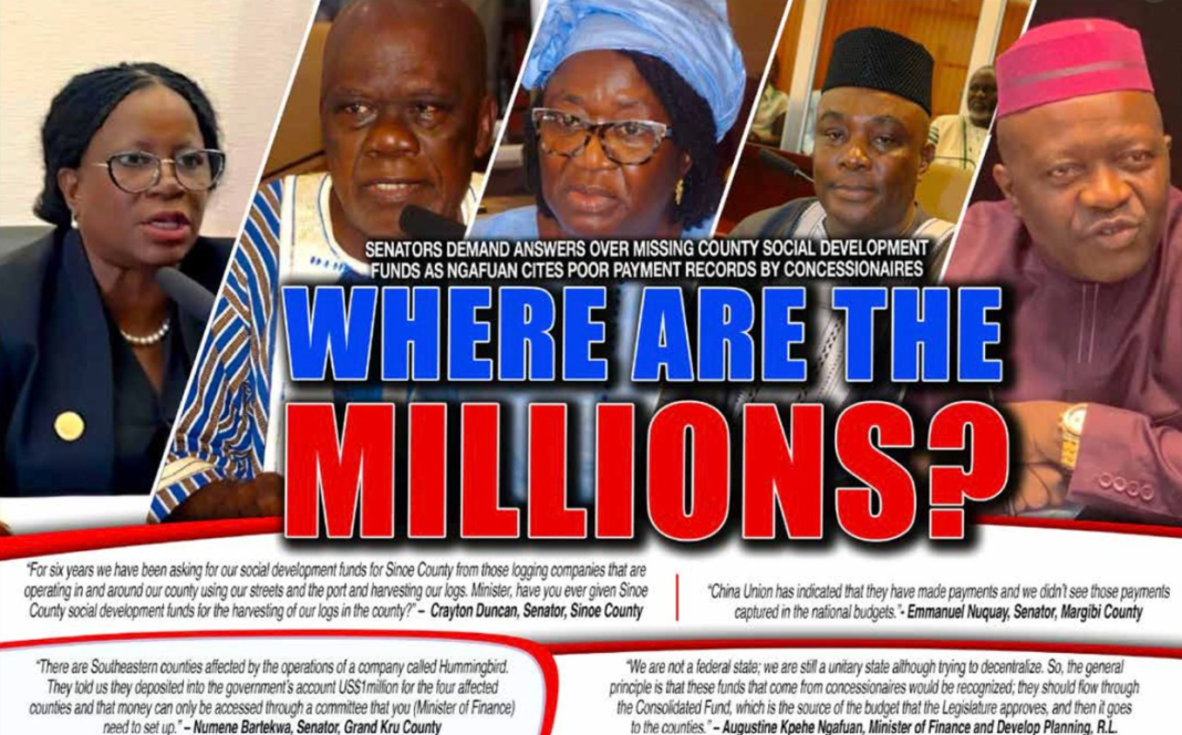 Liberia: Senators Demand Answers Over Missing County Social Development Funds as Ngafuan Cites Poor Payment Records by Concessionaires