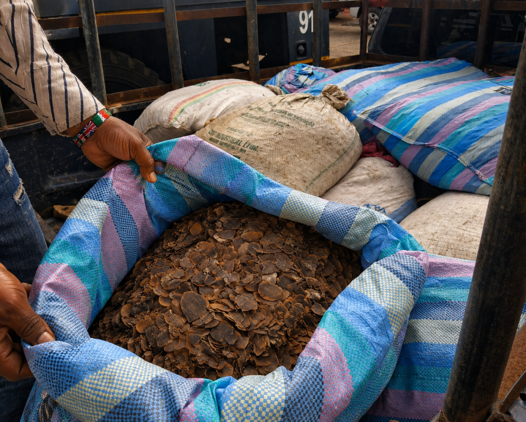 Liberia’s Wildlife Crime Taskforce Seizes 735.5 kg of Pangolin scales