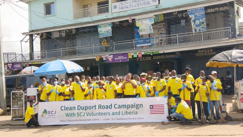 SCJ-Liberia Volunteer Team Seeks to Make Sanitation a National Culture