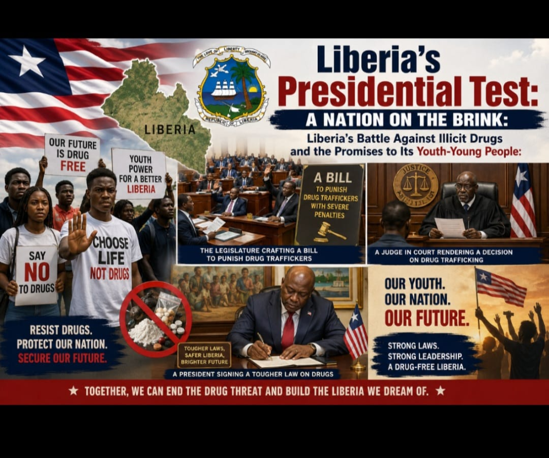 Liberia’s Presidential Test: A Nation on the Brink: Liberia’s Battle Against Illicit Drugs and the Promises to Its Youth-Young People: