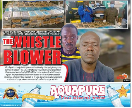 Liberia: Airport Worker Who Rejected US$20K Bribe Key to Showing Hidden Hands Behind Us$19M Drug Bust