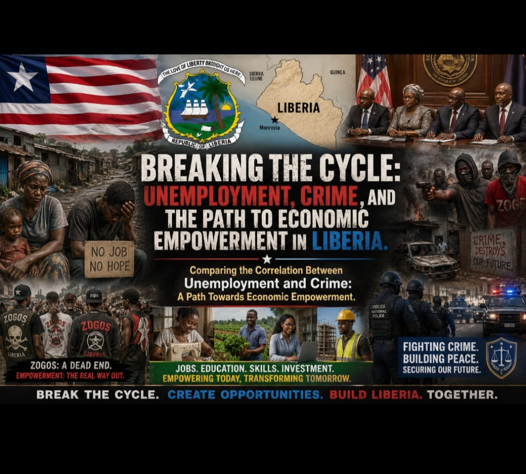 Breaking the Cycle: Unemployment, Crime, and the Path to Economic Empowerment in Liberia:Comparing the Correlation Between Unemployment and Crime: A Path Towards Economic Empowerment: