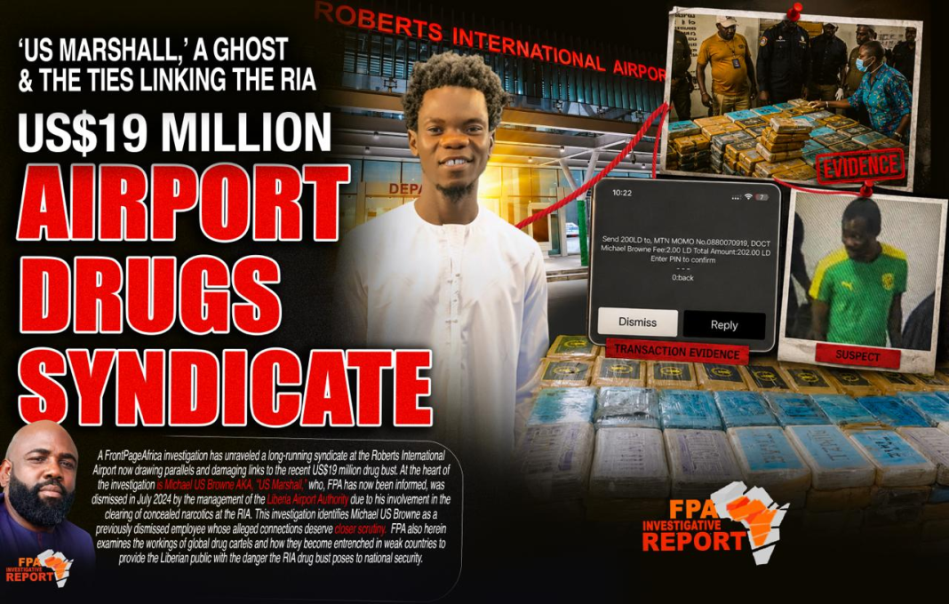 Liberia: “US Marshall”, A Ghost & The Ties Linking US$19M Airport Drugs Syndicate