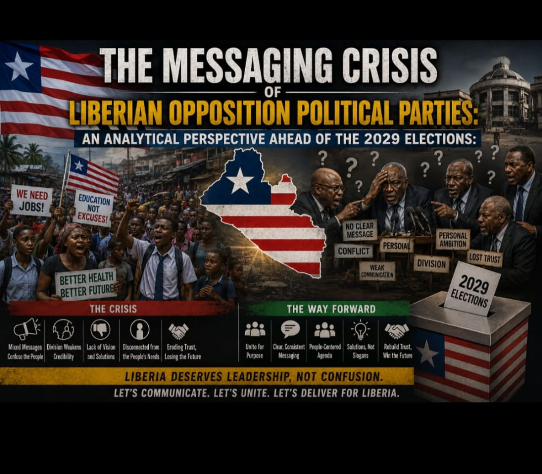 The Messaging Crisis of Liberian Opposition Political Parties: An Analytical Perspective Ahead of the 2029 Elections: