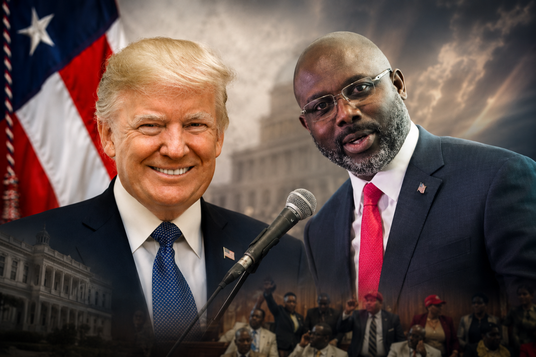 Former President Weah Honors President Trump, Americans on U.S. 250th Independence Anniversary