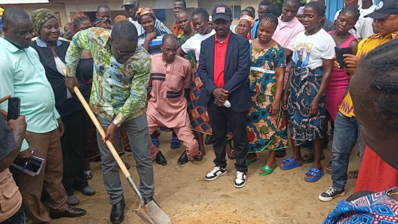 Liberia: VP Koung Breaks Ground for Nurses’ Quarters, Donates Materials and Supplies to Nimba County Communities