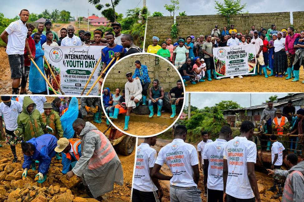 Youth-Led Fix: ETCAY Rehabilitates Johnsonville Road for International Youth Day