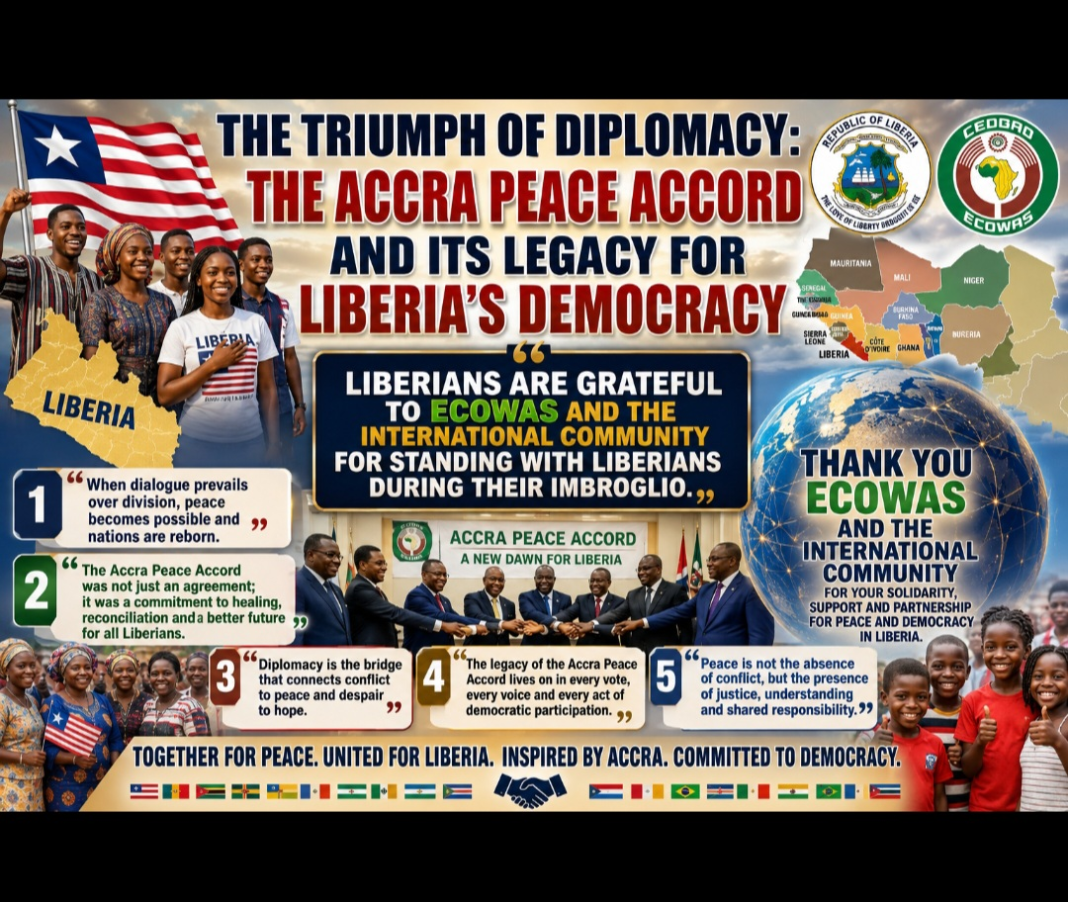 The Triumph of Diplomacy: The Accra Peace Accord and Its Legacy for Liberia’s Democracy