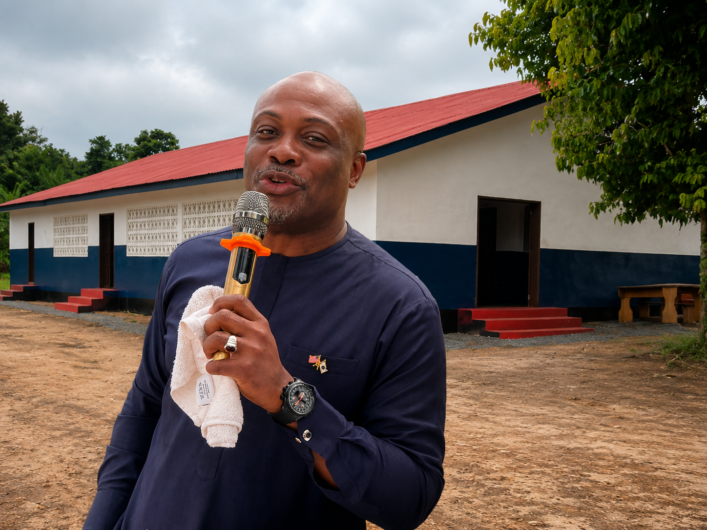 Lawmaker Dedicates New Public School in Nimba County, Liberia