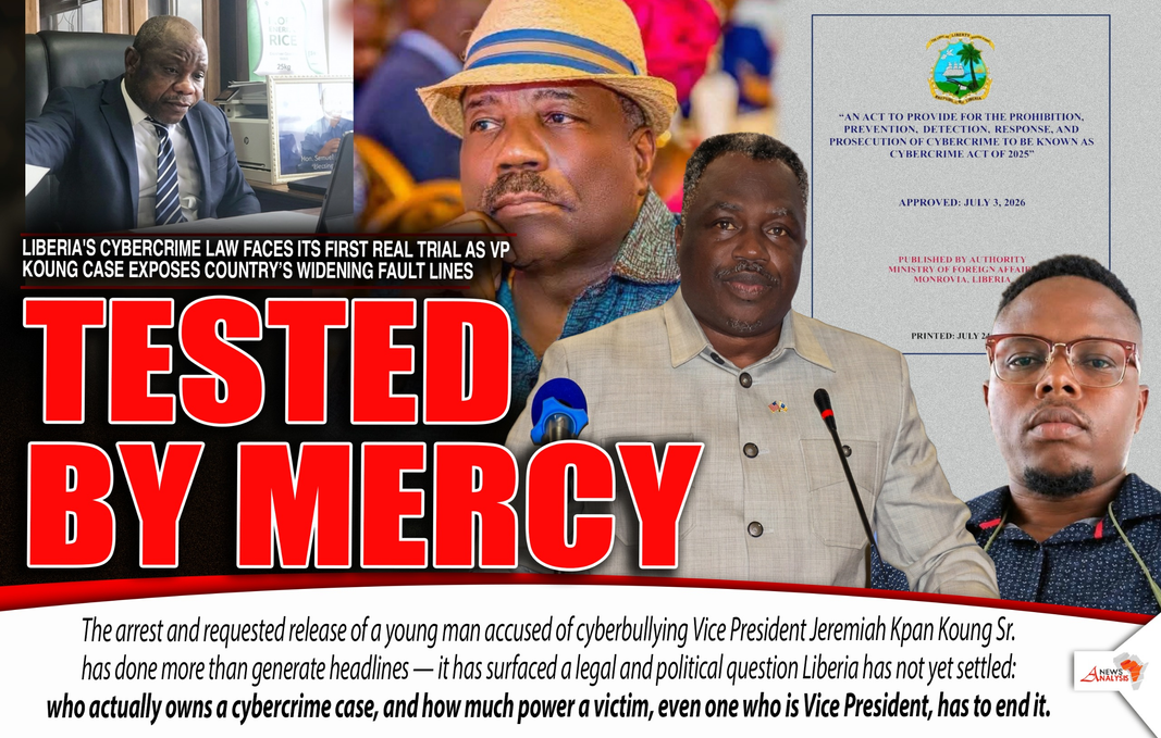 Liberia’s Cybercrime Law Faces Its First Real Trial as VP Koung case exposes Liberia’s widening fault lines