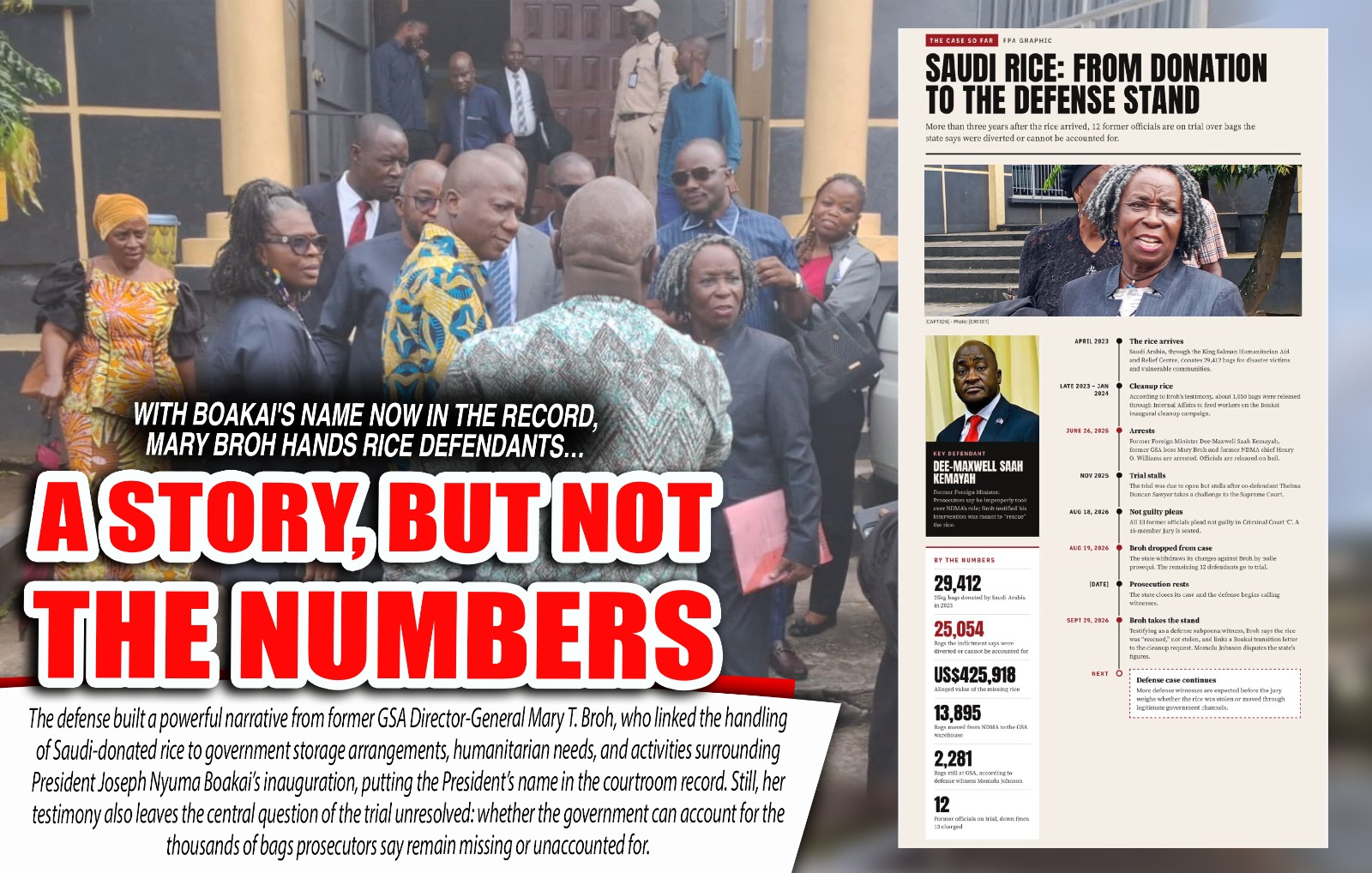 Liberia: With Boakai’s Name now in the Record, Mary Broh Hands Rice ...