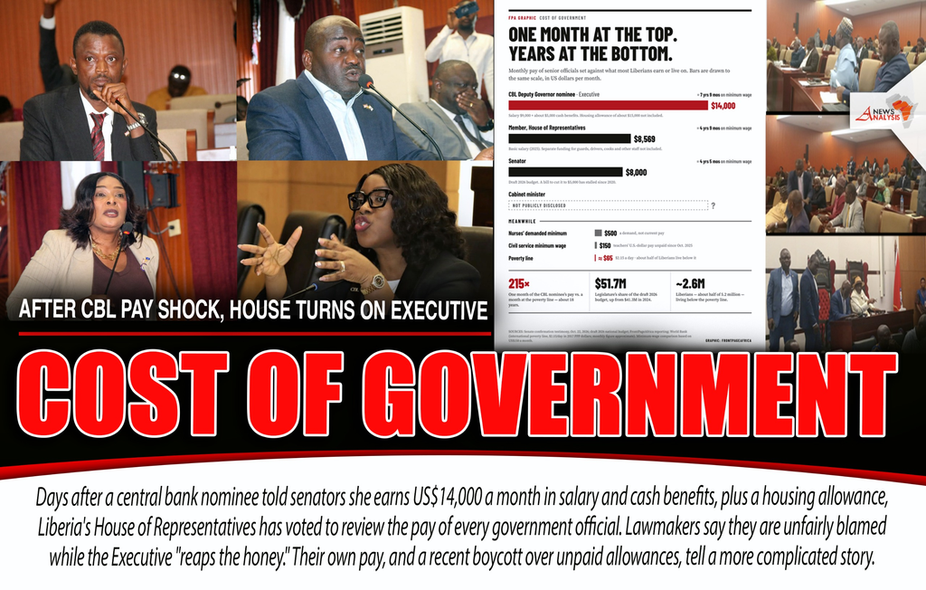 Liberia: After CBL Pay Shock, House Turns on Executives
